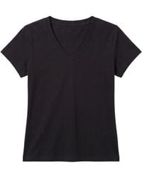 Brodie Cashmere - Relaxed Fit V Neck Tee - Lyst