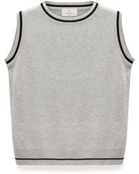 Peraluna - Rina Knit Sleeveless Blouse - Lyst