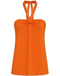 Conquista - Halter Neck Top – Effortless Summer Elegance - Lyst