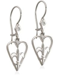 Myrto Katramadou Jewellery - Heartshield – Hook Earrings - Lyst