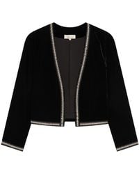 Little Lies - Metal Guru Studded Velvet Jacket - Lyst