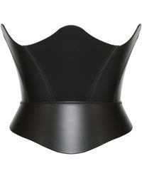 Haute Cuir - Juno Leather Cupless Corset - Lyst
