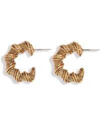 Lovard - Twisted Hoops - Lyst