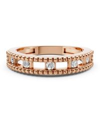 Aya Fine Jewelry - Round & Baguette Lab Grown Diamond Band Ring - Lyst