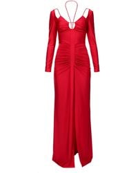 AGGI by HALEWSKI - Dianna Maxi Evening Dress - Lyst