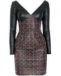 Maison Bogomil - Leather Dress With Long Sleeves - Lyst