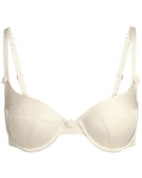Scarlett Gasque - Neutrals Plunge Tallulah Bra - Lyst