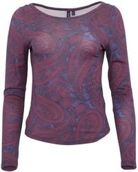 lords of harlech - Carly Merino Long Sleeve Crewneck Shirt - Lyst
