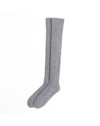 Voya - Cashmere Wool Long Socks - Lyst