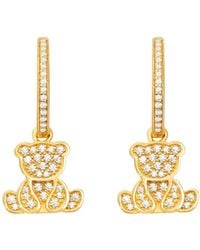 Arte Madrid - Circus Bear Huggie Earrings - Lyst