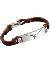 Posh Totty Designs - Leather Cord Kintsugi Bracelet - Lyst