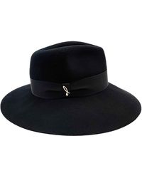 DORIA 1905 - Wool Felt Wide Brim Drop Hat - Lyst