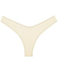 Montce - Cream Rib Lulu Bikini Bottom - Lyst