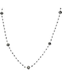 Rahul's Jewels - 18 Genuine Diamond Rosary Necklace - Lyst