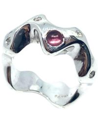 Tg-Jewellery by Tamara Gervasio - Sea Slug Ring Cubic Zirconia And Tourmaline - Lyst
