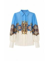 We Are Kindred - Evelyn Linen Puff Sleeve Shirt - Lyst