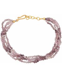 Opium Jewels - Multi Strand Thread Bracelet - Lyst
