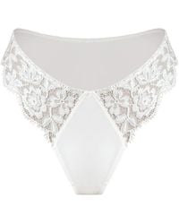 MONIQUE MORIN LINGERIE - Frisson Hi Leg Panty - Lyst