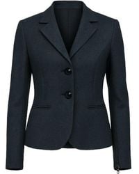 Conquista - Button Blazer With Zip Detail - Lyst