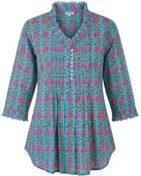 At Last - Sophie Cotton Shirt - Lyst