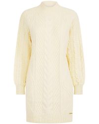 Hortons England - Woodstock Cable Knit Jumper Dress - Lyst