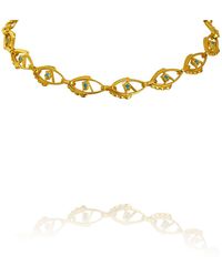 Eyeconic by Samar Ajram - Salma Evil Eye Choker Necklace - Lyst