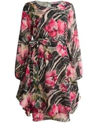 James Lakeland - Floral Print Belted Dress - Lyst