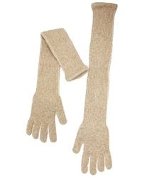 Maison Bogomil - Ribbed Knit Opera Gloves - Lyst