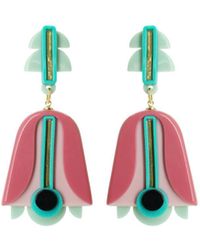 Gissa Bicalho - Handmade Acrylic Earring Gloria Candy - Lyst