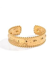 Olivia Le - Serafina Hammered Cuff Bracelet - Lyst