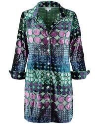 At Last - Amanda Devore Velvet Shirt Boho Spot - Lyst