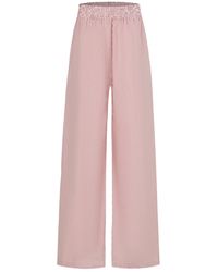 Paramidonna - Cora Pants Striped Burgundy - Lyst