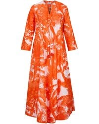 Antra Designs - Neon Melikki Cotton Kaftan - Lyst