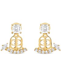 SALLY SKOUFIS - Revival Ear Jacket With Made Cz Diamond Stimulant - Lyst