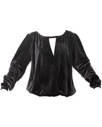 Maison Bogomil - Plush Surplice Blouse - Lyst