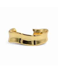 Miss Cecilia - Curve Cuff Bangle - Lyst