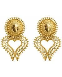 ADIBA - Lamprocapnos Heart Drop Earring - Lyst