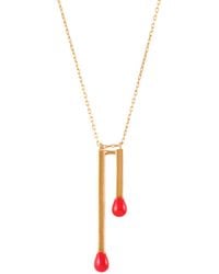 Lavan - Eris Double Spark Necklace - Lyst