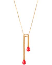 Lavan - Eris Double Spark Necklace - Lyst