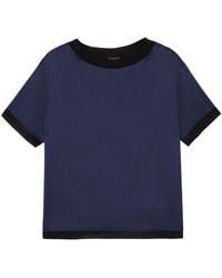 The Summer Edit - Cloe Silk T-Shirt - Lyst