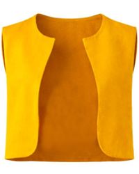 Lumina Eligma - The Arabesque Vest Ensemble – Mustard - Lyst