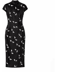 Silkinc - Swan Goose Backless Cheongsam - Lyst