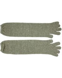 Maison Bogomil - Long Relaxed-Fit Knit Gloves - Lyst