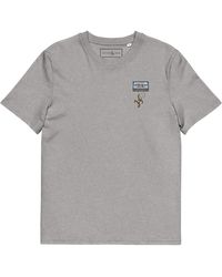 Anchor and Crew - Heather Cassette Monkey Organic Cotton Embroidered T-Shirt - Lyst