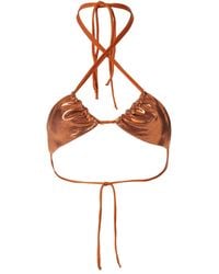 Siren Swimwear - Siren Ibiza Reversible Bronze Top - Lyst