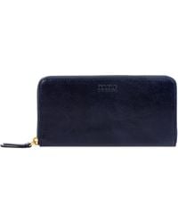 Time Resistance - Leather Continental Wallet - Lyst
