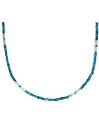 Rachel Nathan - Mini Beaded Apatite & Amazonite Necklace - Lyst