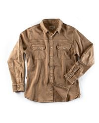 &SONS Trading Co - Sunday Shirt Dark Tan - Lyst