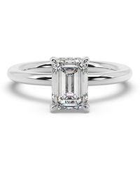 Artisan - Luxury Lab-Grown Emerald-Cut Diamond Ring - Lyst