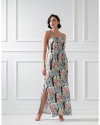 Bali Curtain Call Maxi Dress in Brown | Lyst